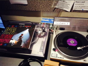 Records on the WSUM turntables