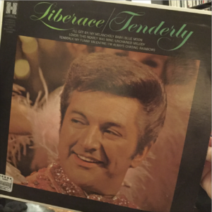 Liberace "Tenderly" album cover