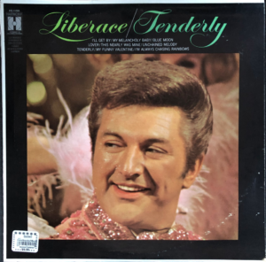 Liberace "Tenderly" album cover