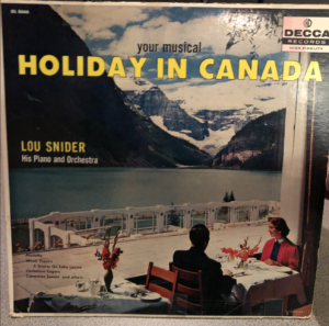 "Your Musical Holiday In Canada" album cover