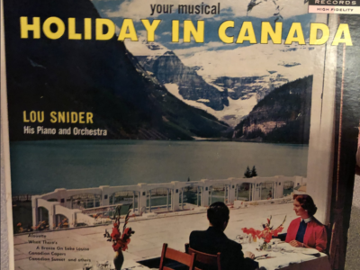 "Your Musical Holiday In Canada" album cover