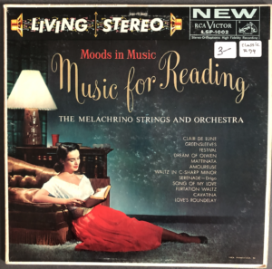 "Music For Reading" album cover