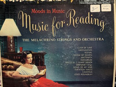 "Music For Reading" album cover