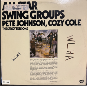 "All Star Swing Groups: Pete Johnson, Cozy Cole" album cover